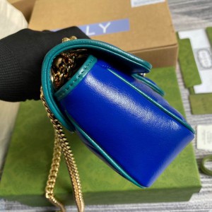 Gucci marmont 22cm blue Bags