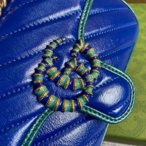 Gucci marmont 22cm blue Bags