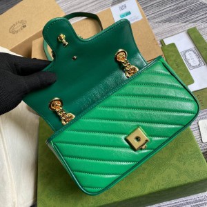 Gucci marmont 22cm green Bags