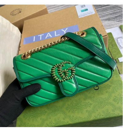 Gucci marmont 22cm green