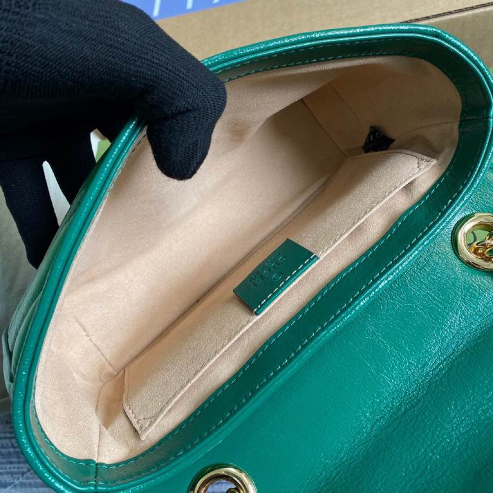 Gucci marmont 22cm green Bags