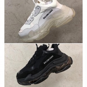 Balenciaga sneakers triple s clear sole 36-46 black-white Shoes