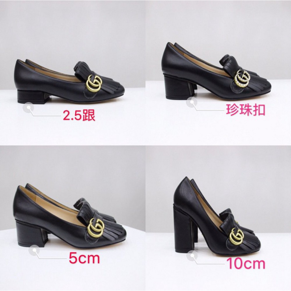 Gucci high cut mules 2.5-5-10cm 