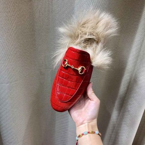 Gucci half slippers fur croc effect 36-43 Shoes