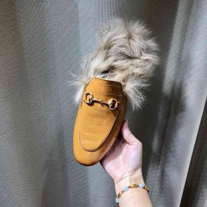 Gucci half slippers fur croc effect 36-43 Shoes