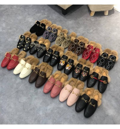 Gucci half slippers 36-42 fur