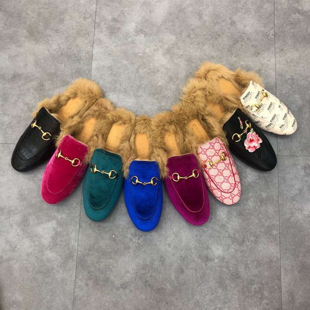 Gucci half slippers 36-42 fur Shoes