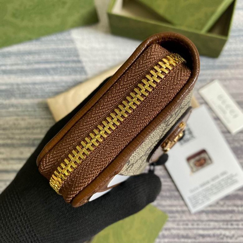 Gucci horsebit zippy wallet 11.5x8.5cm Accesories