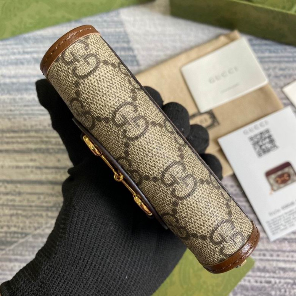 Gucci horsebit zippy wallet 11.5x8.5cm Accesories