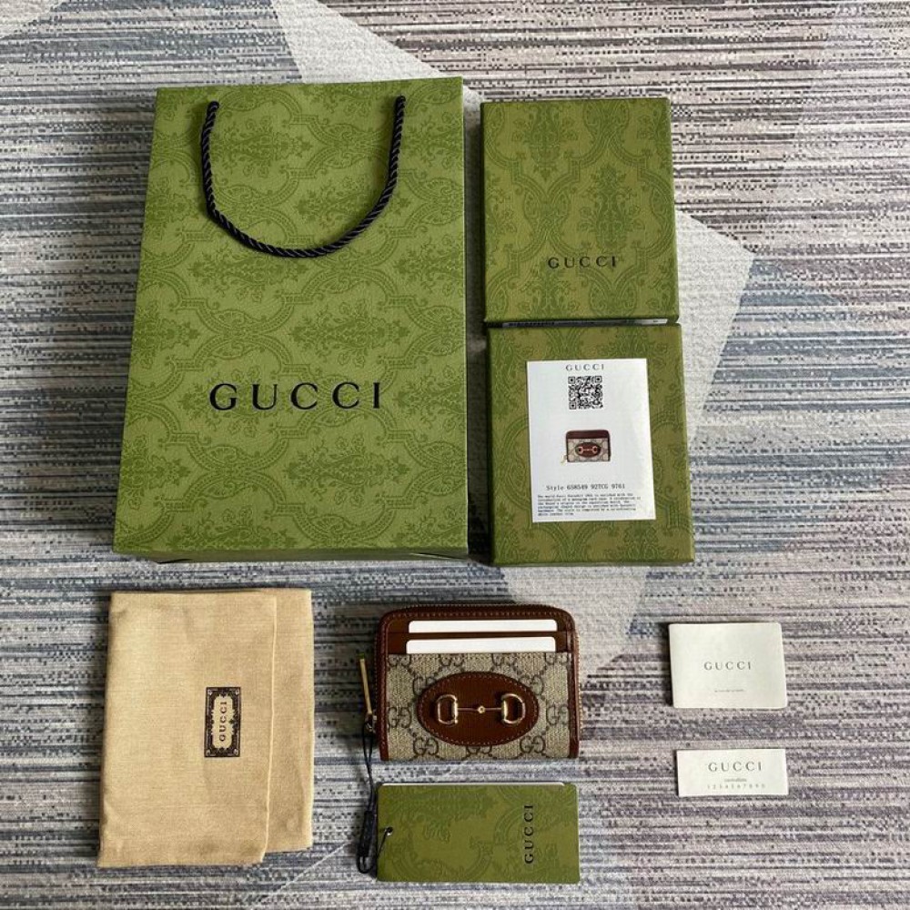 Gucci horsebit zippy wallet 11.5x8.5cm Accesories