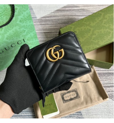 Gucci marmont zippy small wallet 11.5X10X2.5cm