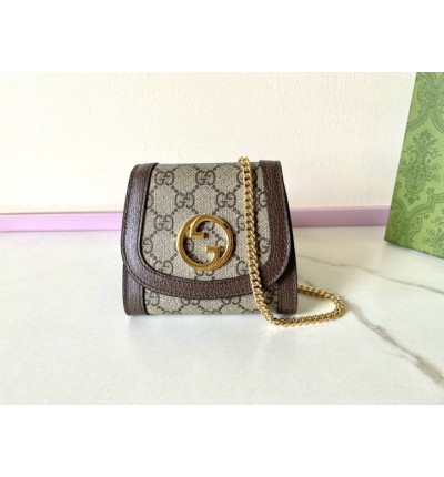 Gucci blondie wallet on chain 12.5*11cm 21*10.5 cm
