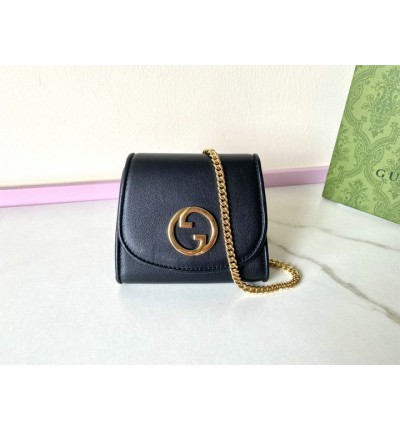 Gucci blondie wallet on chain 12.5*11cm 