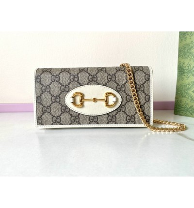 Gucci horsebit wallet on chain 19x10x4cm