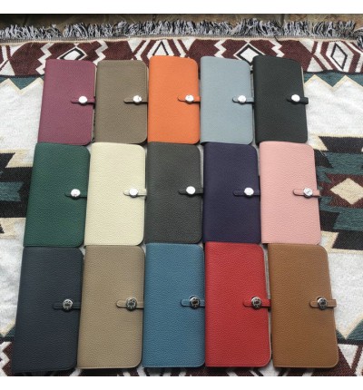 Hermes Dogon duo wallet 20.1 x H 12.5 x D 0.4 cm