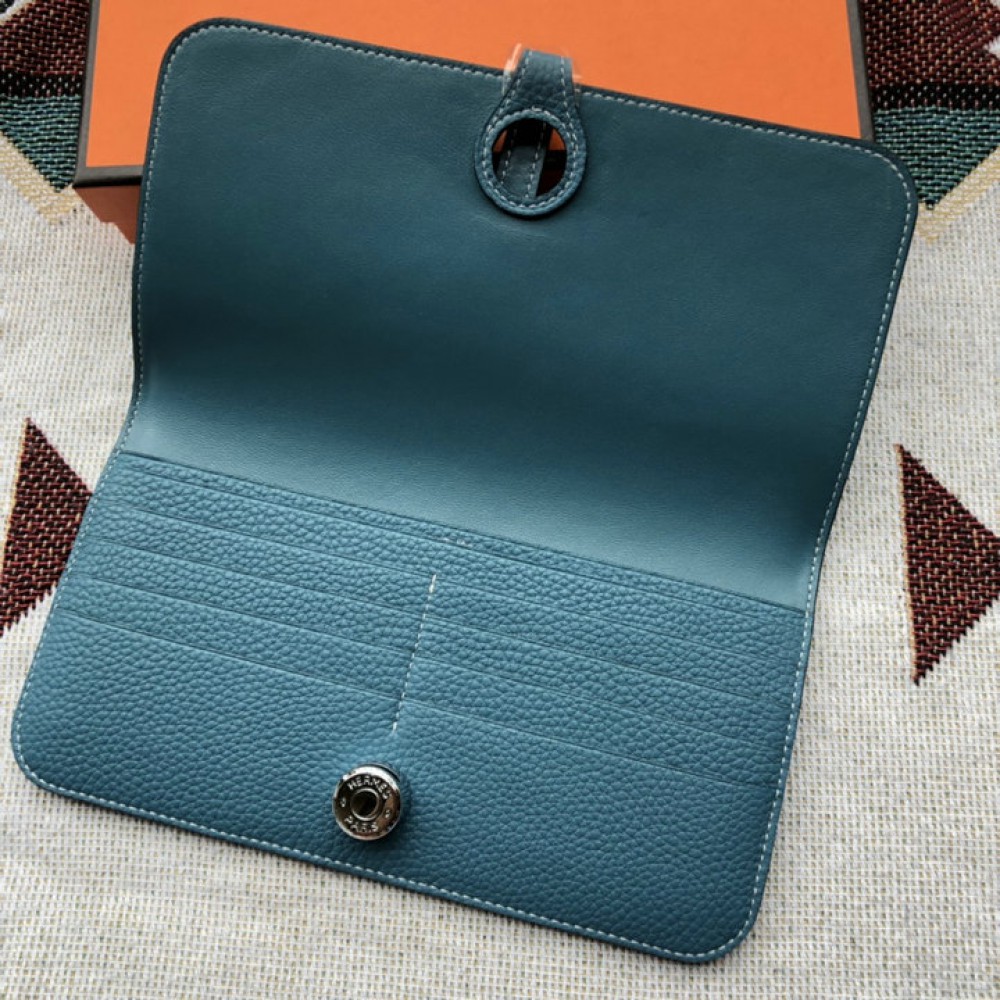 Hermes Dogon duo wallet 20.1 x H 12.5 x D 0.4 cm Accesories
