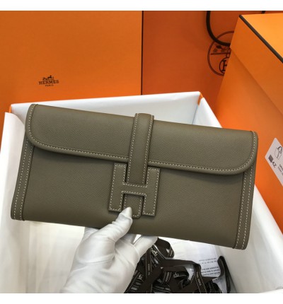 Hermes jige wallet 20.1 x H 12.5 x D 0.4 cm