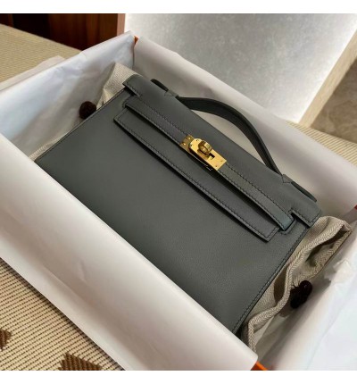 Hermes kelly pochette 22cm