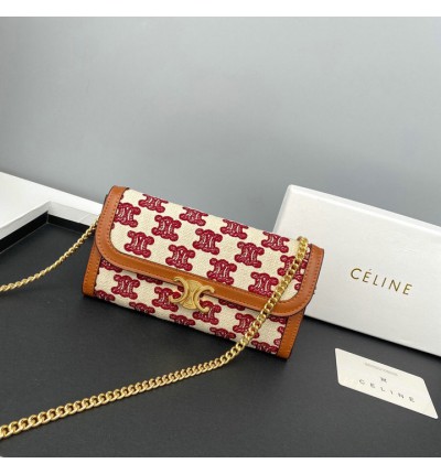 Celine wallet on chain 19.5x11cm