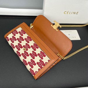 Celine wallet on chain 19.5x11cm Accesories