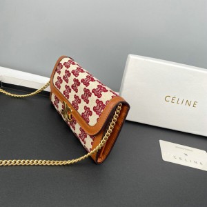 Celine wallet on chain 19.5x11cm Accesories