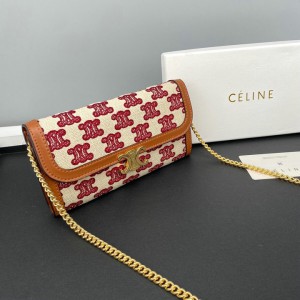 Celine wallet on chain 19.5x11cm Accesories