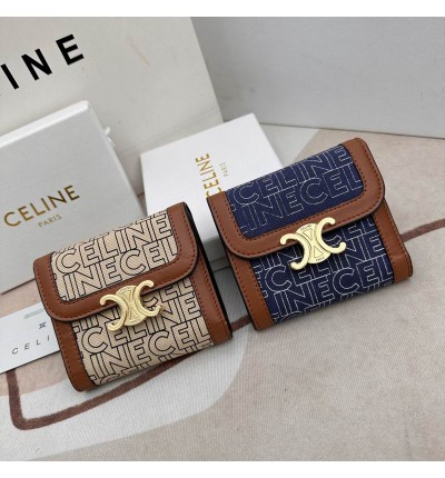 Celine wallet 11x10cm