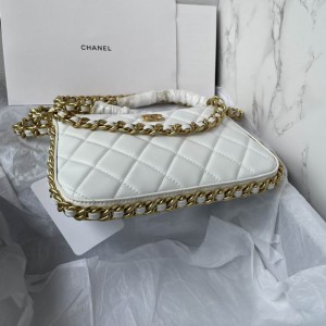 Chanel leather lampskin 21x14cm Bags