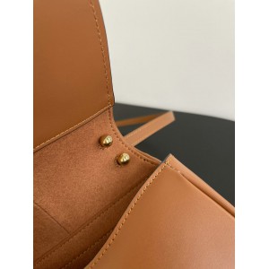 Fendi C'mon Brown FF jacquard fabric bag 21x15cm Bags