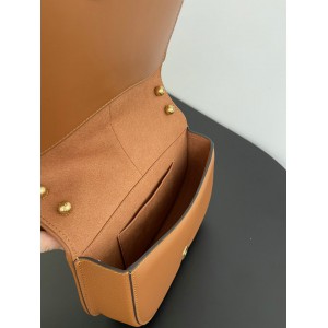 Fendi C'mon Brown FF jacquard fabric bag 25x7x20 cm medium Bags