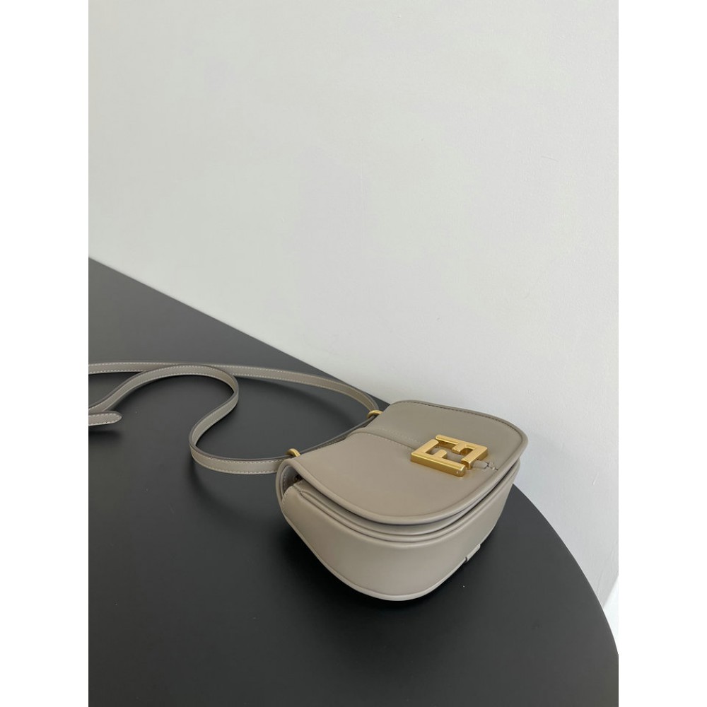 Fendi C'mon Brown FF jacquard fabric bag 21x15cm Bags