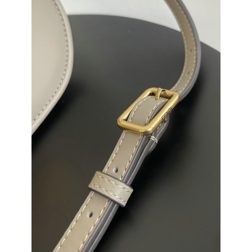 Fendi C'mon Brown FF jacquard fabric bag 21x15cm Bags