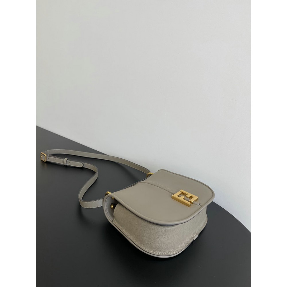 Fendi C'mon Brown FF jacquard fabric bag 25x7x20 cm medium Bags