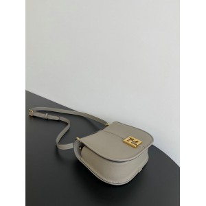 Fendi C'mon Brown FF jacquard fabric bag 25x7x20 cm medium Bags