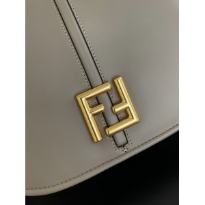 Fendi C'mon Brown FF jacquard fabric bag 25x7x20 cm medium Bags