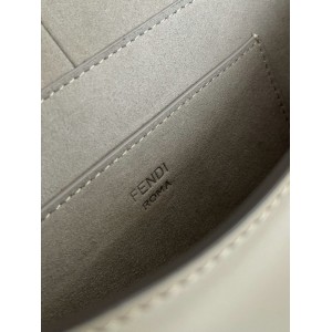 Fendi C'mon Brown FF jacquard fabric bag 25x7x20 cm medium Bags