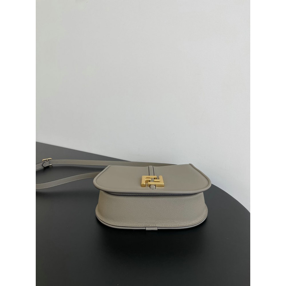 Fendi C'mon Brown FF jacquard fabric bag 25x7x20 cm medium Bags