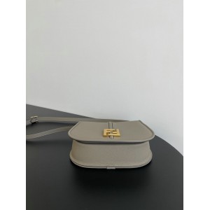 Fendi C'mon Brown FF jacquard fabric bag 25x7x20 cm medium Bags