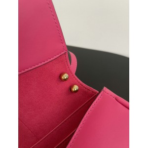 Fendi C'mon Brown FF jacquard fabric bag 21x15cm Bags