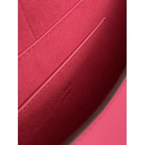 Fendi C'mon Brown FF jacquard fabric bag 25x7x20 cm medium Bags