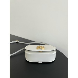 Fendi C'mon Brown FF jacquard fabric bag 21x15cm Bags