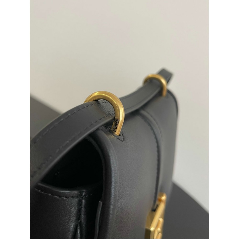 Fendi C'mon Brown FF jacquard fabric bag 21x15cm Bags