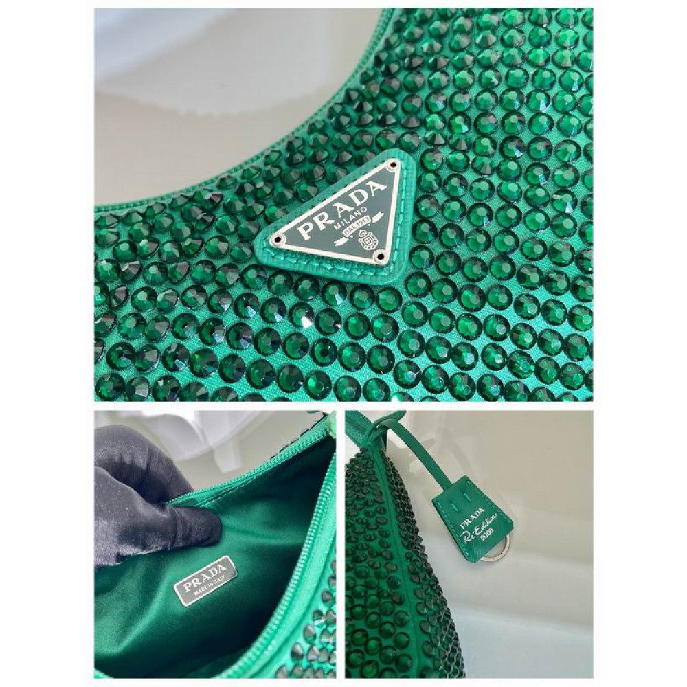 prada re edition 2000 crystals Bags