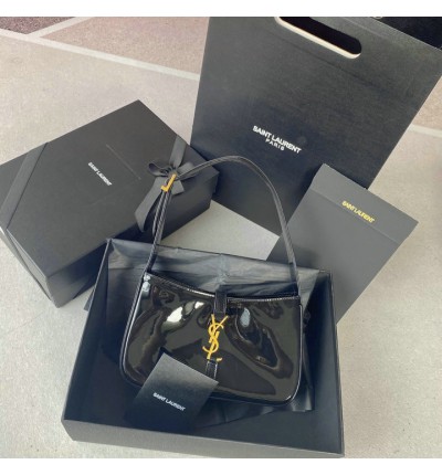 Ysl le 5 a 7 in pattent leather 23 x 16 x 6.5 CM