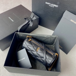 Ysl Sade Logo Plaque Mini Tube Bag 20x10cm Bags