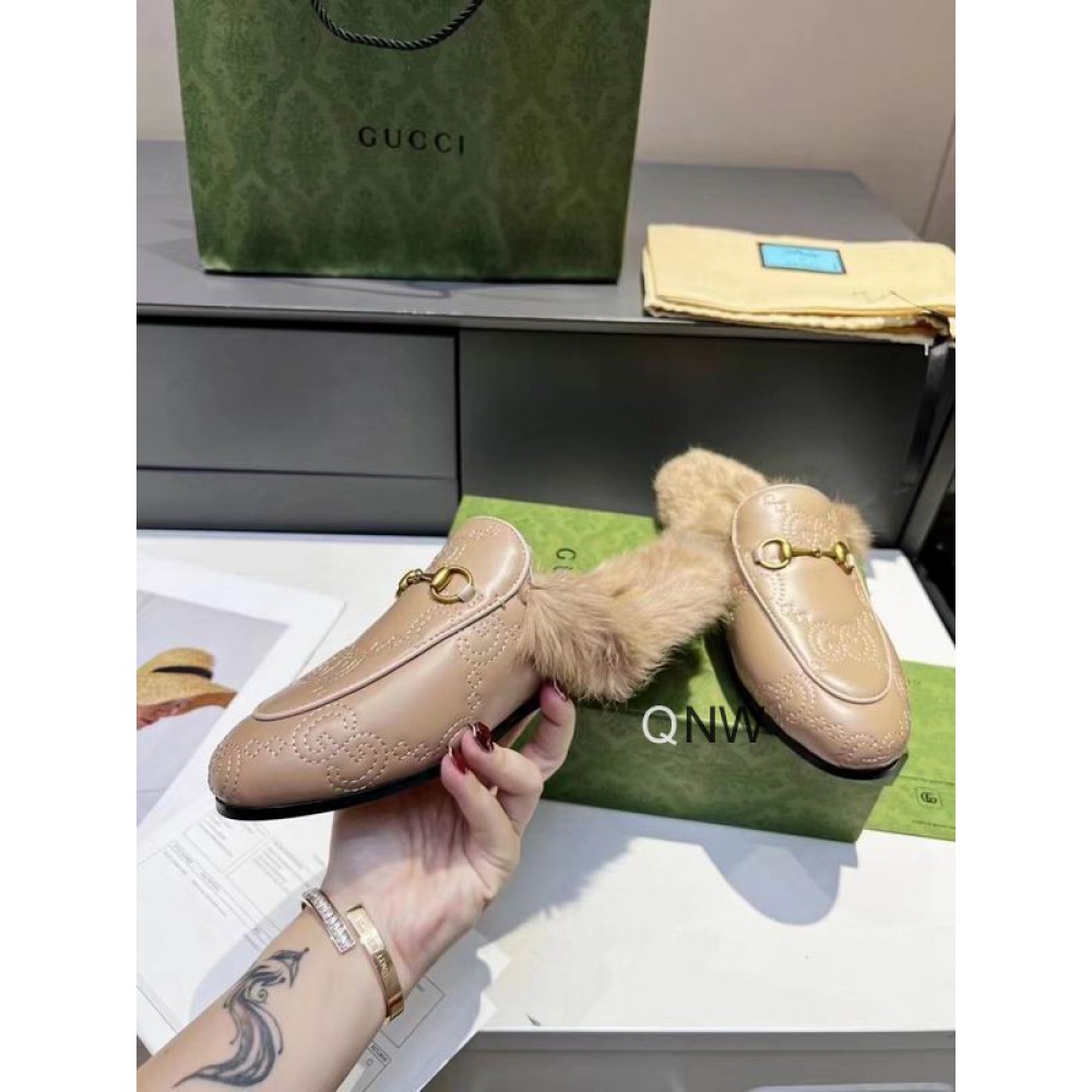 Gucci half slippers 36-46 fur Shoes