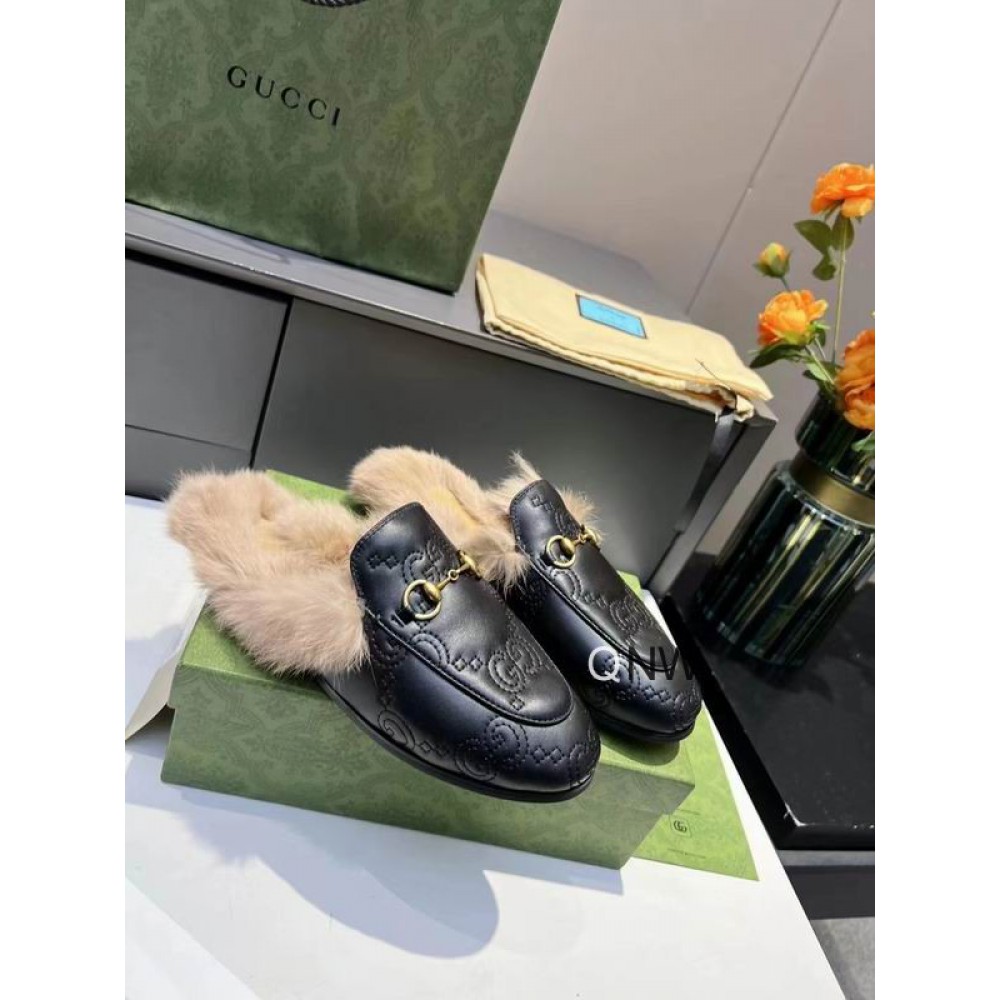 Gucci half slippers 36-46 fur Shoes