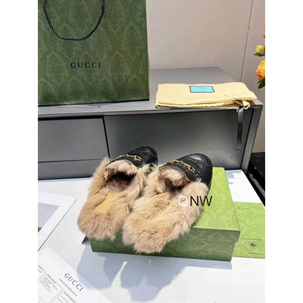 Gucci half slippers 36-46 fur Shoes