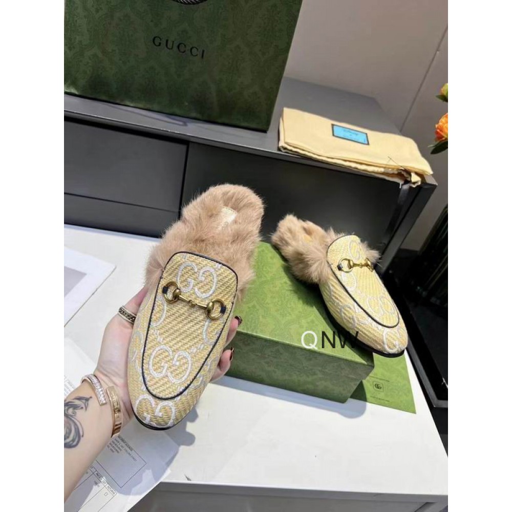 Gucci half slippers 36-46 fur Shoes