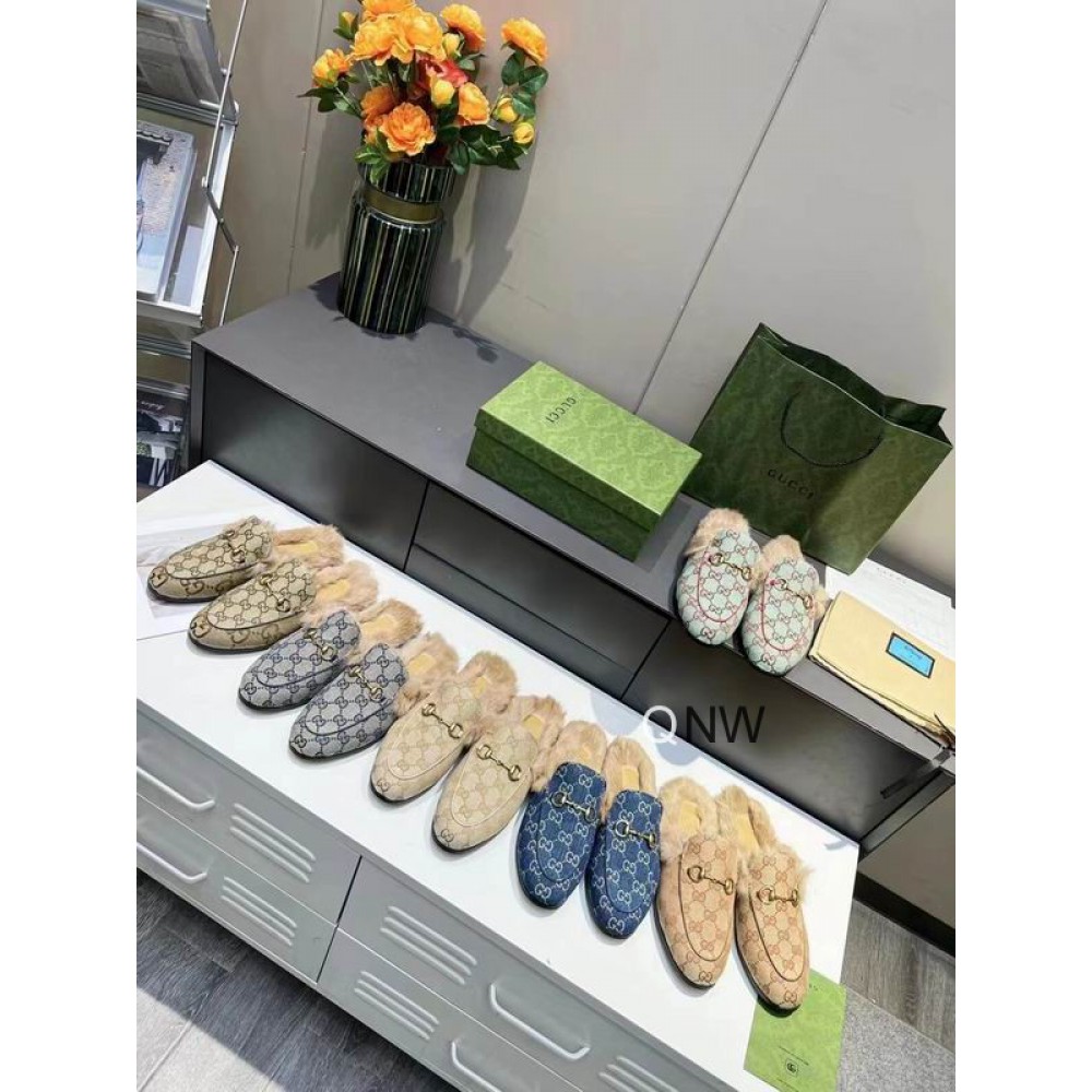 Gucci half slippers 36-46 fur Shoes